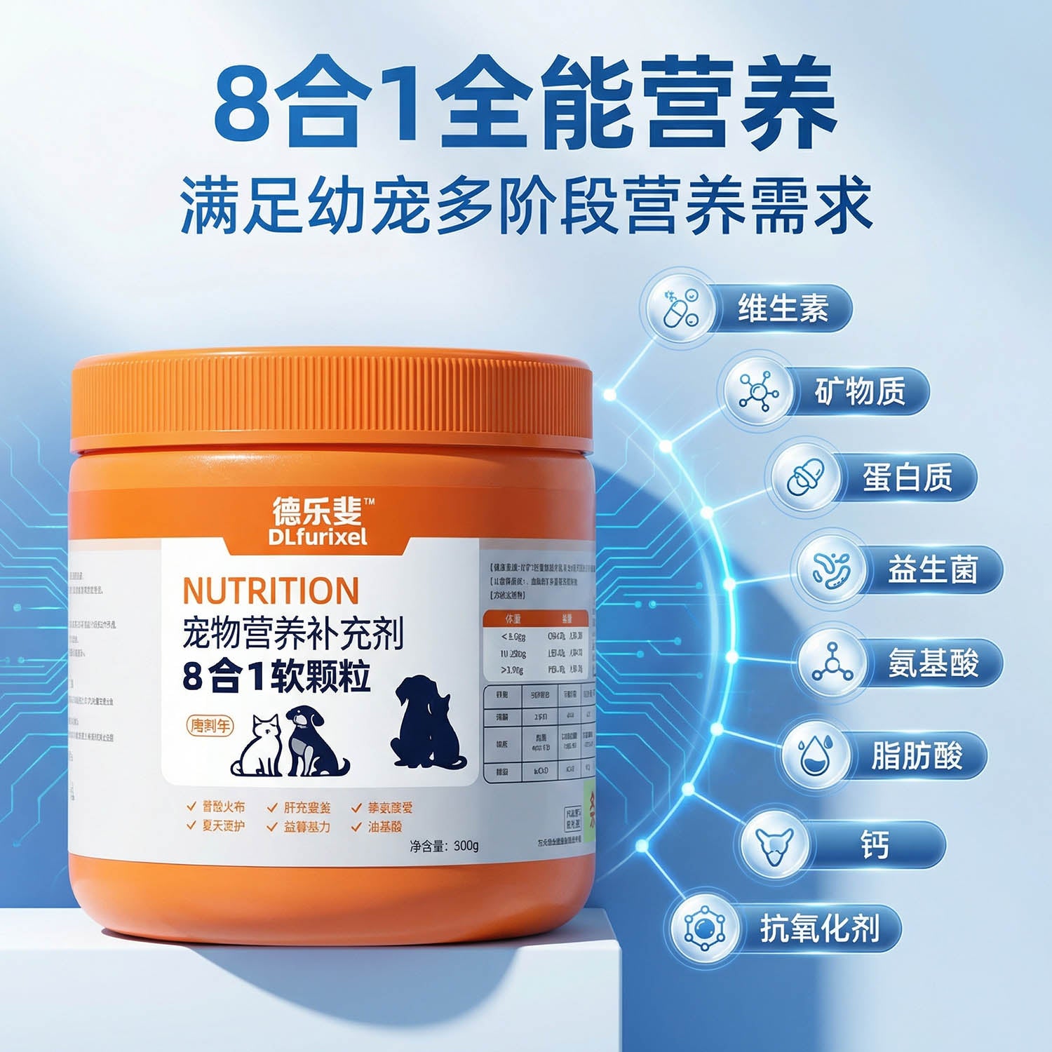 幼年犬2–12 月均衡营养组合 呵护肠胃 促进骨骼与大脑发育