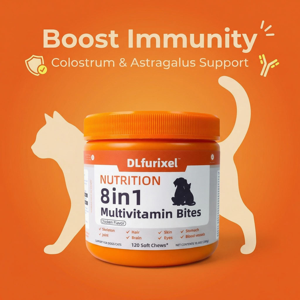 宠物 8 合 1 营养软颗粒 全面补充 犬猫通用 一瓶搞定