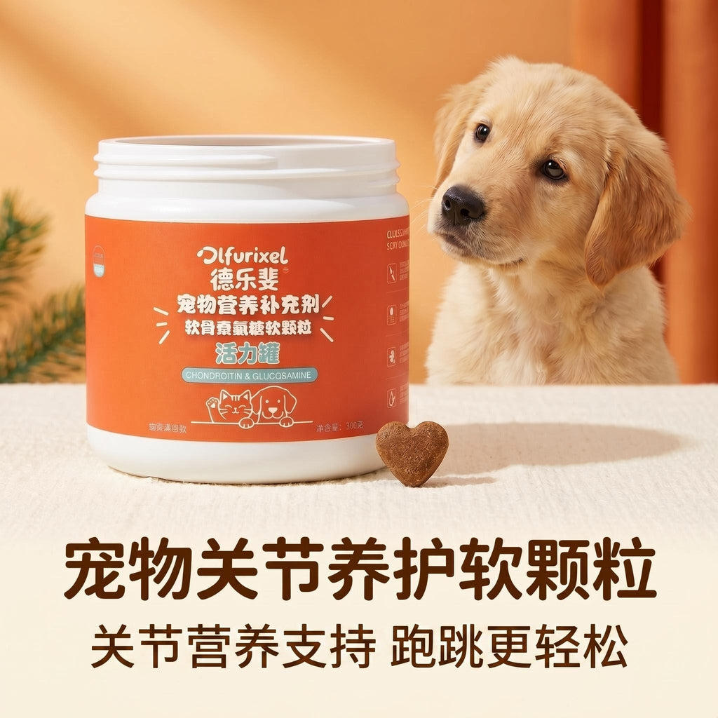 软骨素葡萄糖胺软颗粒 犬猫通用 呵护关节 强健骨骼