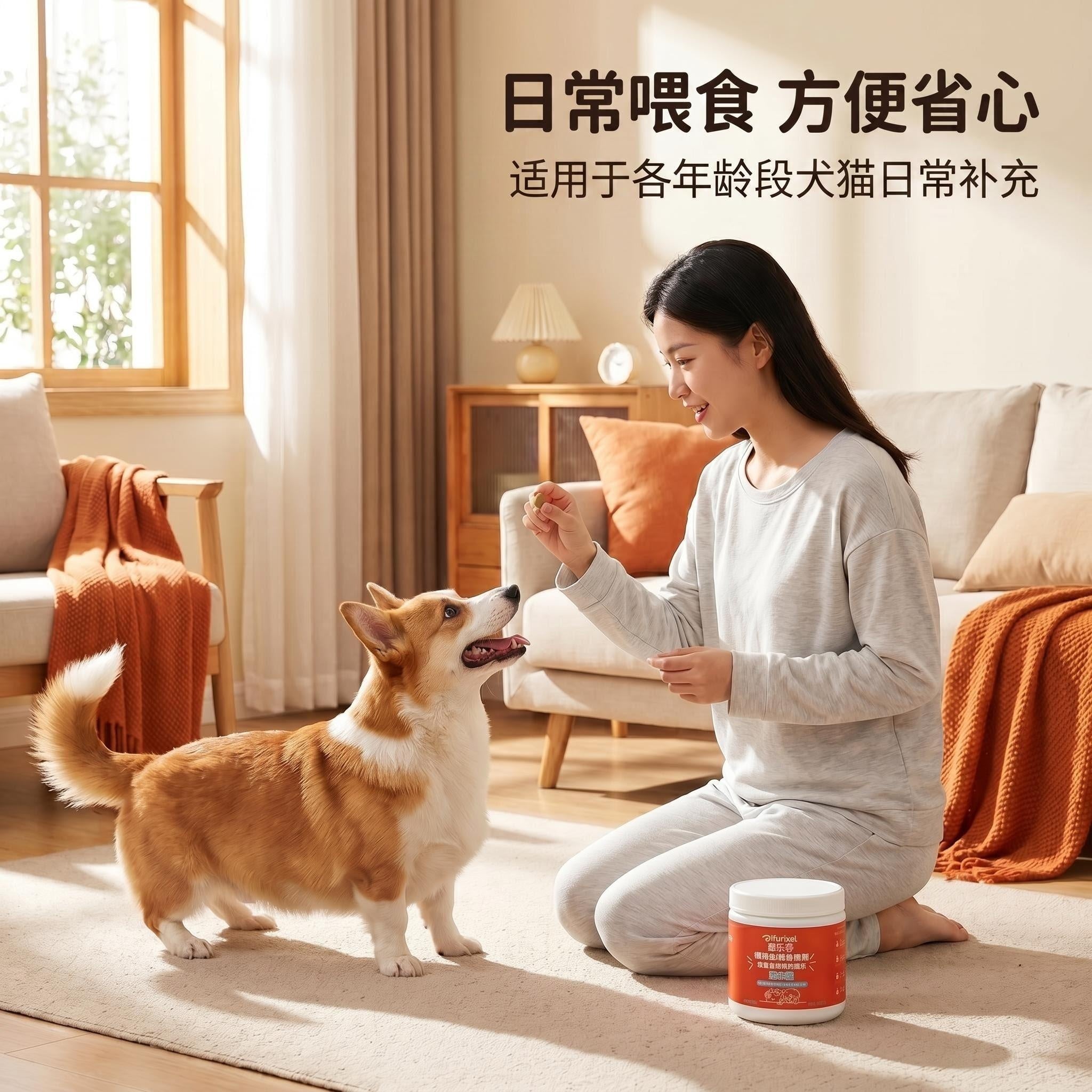 软骨素葡萄糖胺软颗粒 犬猫通用 呵护关节 强健骨骼