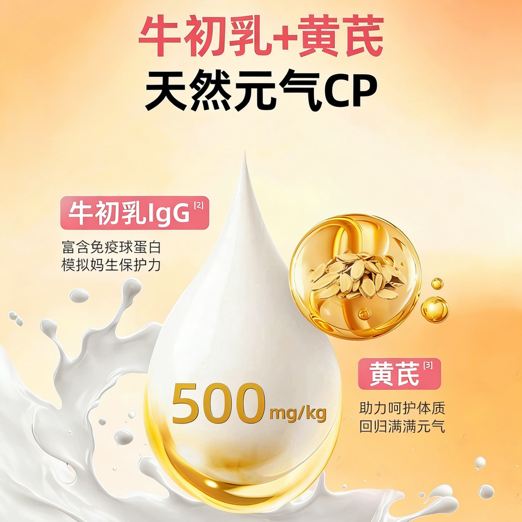 初乳黄芪软颗粒 犬猫通用 增强免疫力 提升体质